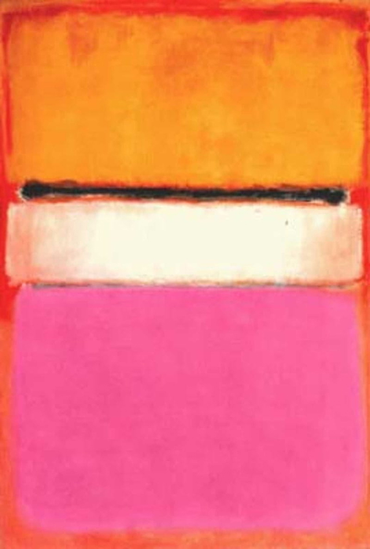 White Center (Yellow, Pink and Lavender on Rose), by Mark Rothko, 1950
