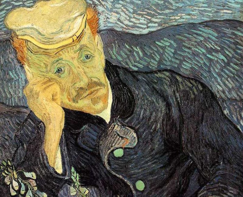 Portrait of Dr. Gachet, by Vincent van Gogh, 1890