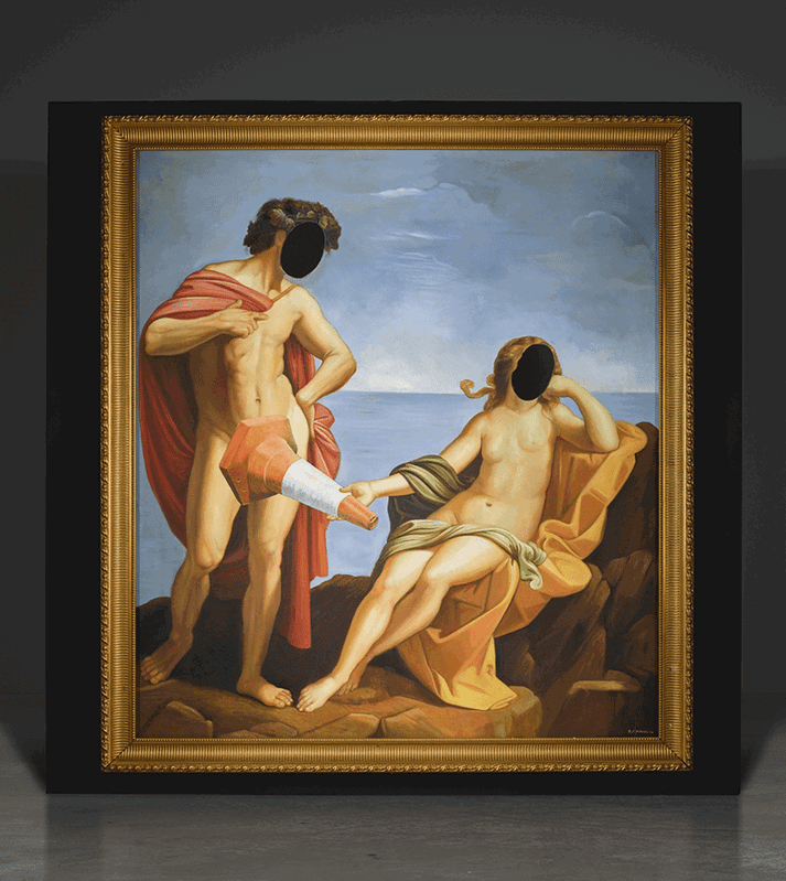 Bacchus at the Seaside by Banksy