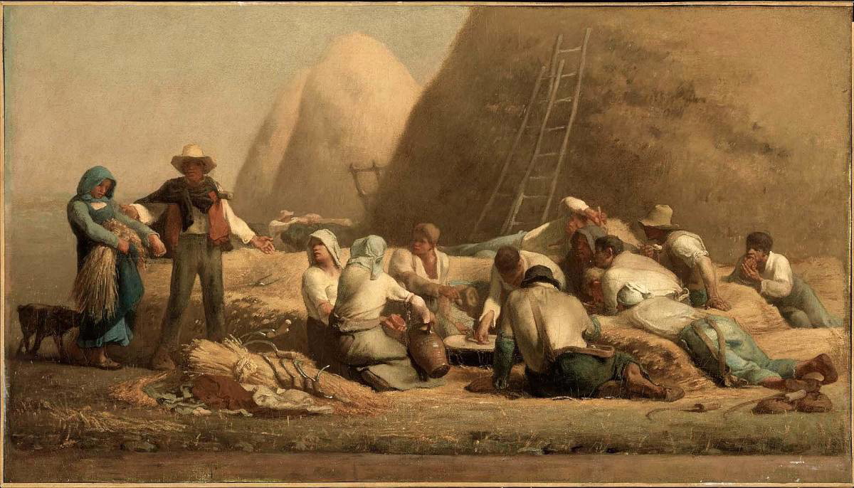 millet-harvesters-resting-painting