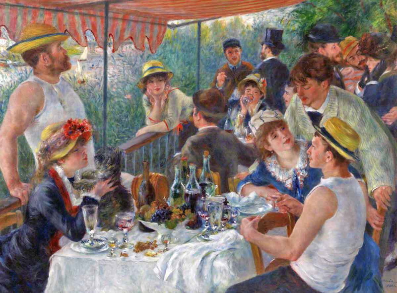 Le dejeuner des canotiers (Luncheon of the Boating Party) by Pierre-Auguste Renoir