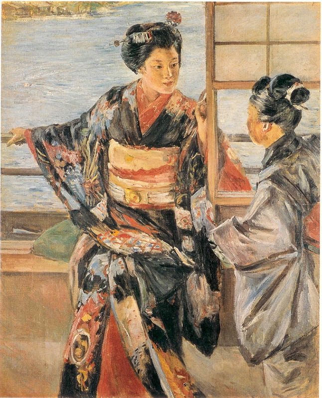 Yoga style painting of the Meiji period by Kuroda Seiki, 1893
