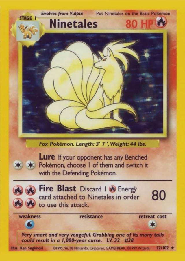 Sample Holofoil card from Bulbapedia. 