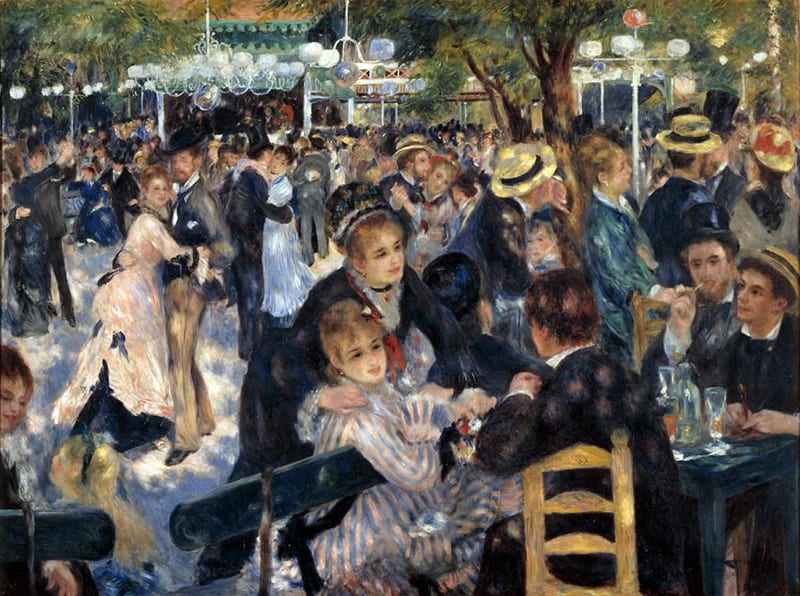 Bal du moulin de galette, 1876