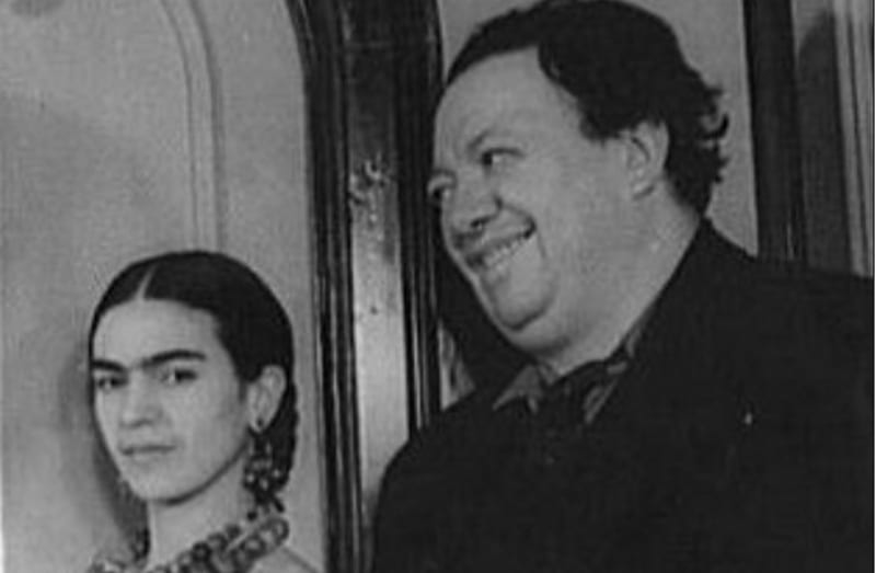 Frida Kahlo and Diego Rivera by Carl Van Vechten, 1932