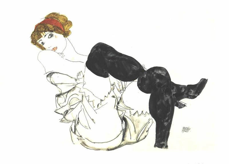 Walburga "Wally" Neuzil by Egon Schiele