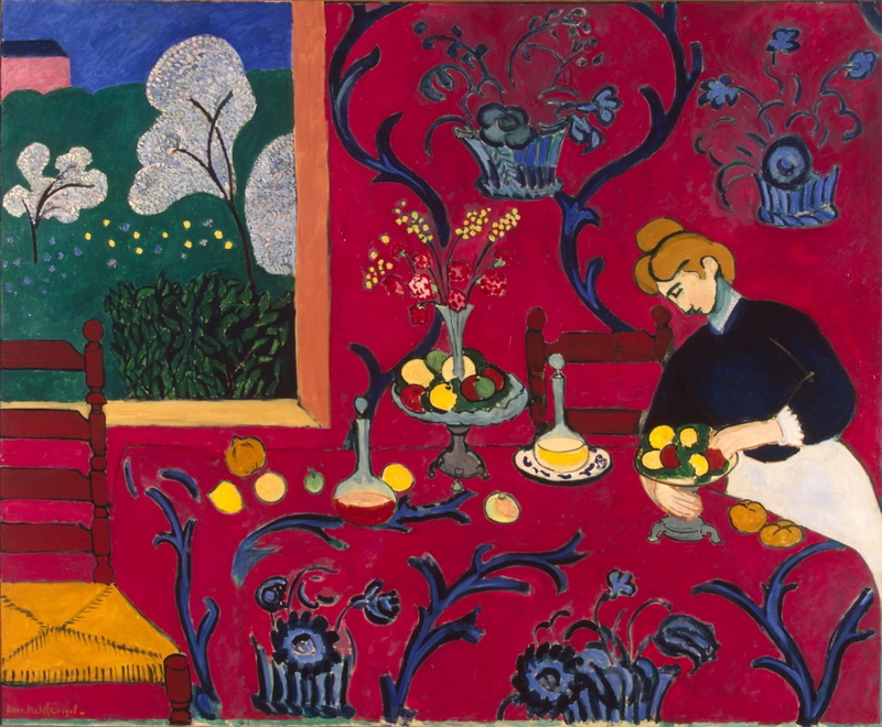 Le Dessert Rouge by Matisse