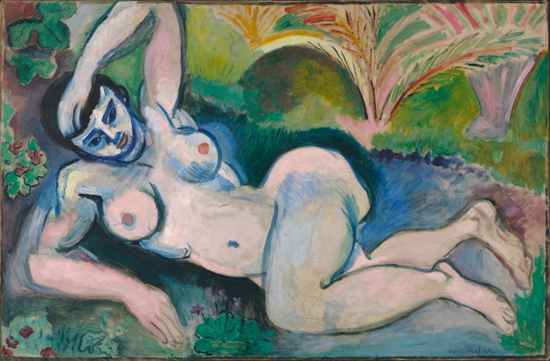 Nu bleu: Souvenir de Biskr by MAtisse