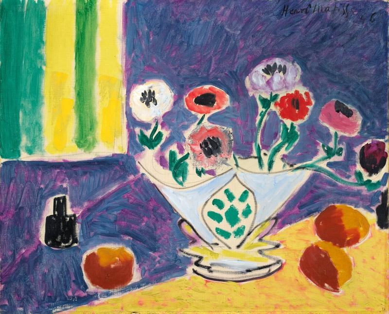 Vase D'anémones by Matisse