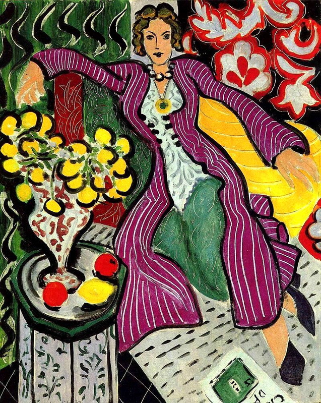 Woman in a Purple Coat by Matisse