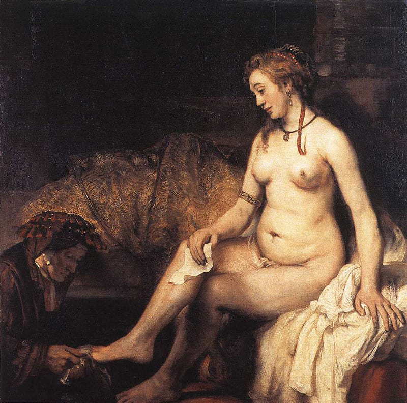 Bathsheba at Her Bath, 1654, The Louvre, Paris