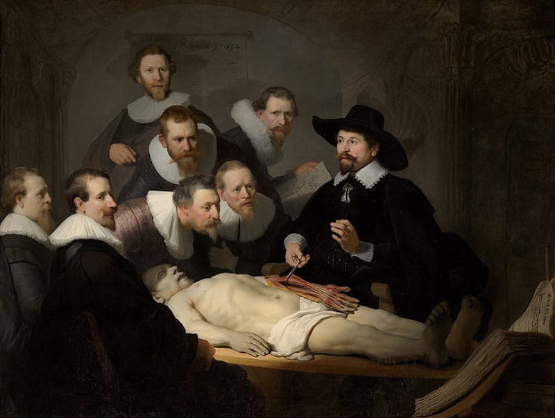 The Anatomy Lesson of Dr. Nicolaes Tulp, 1632, Mauritshuis, The Hague