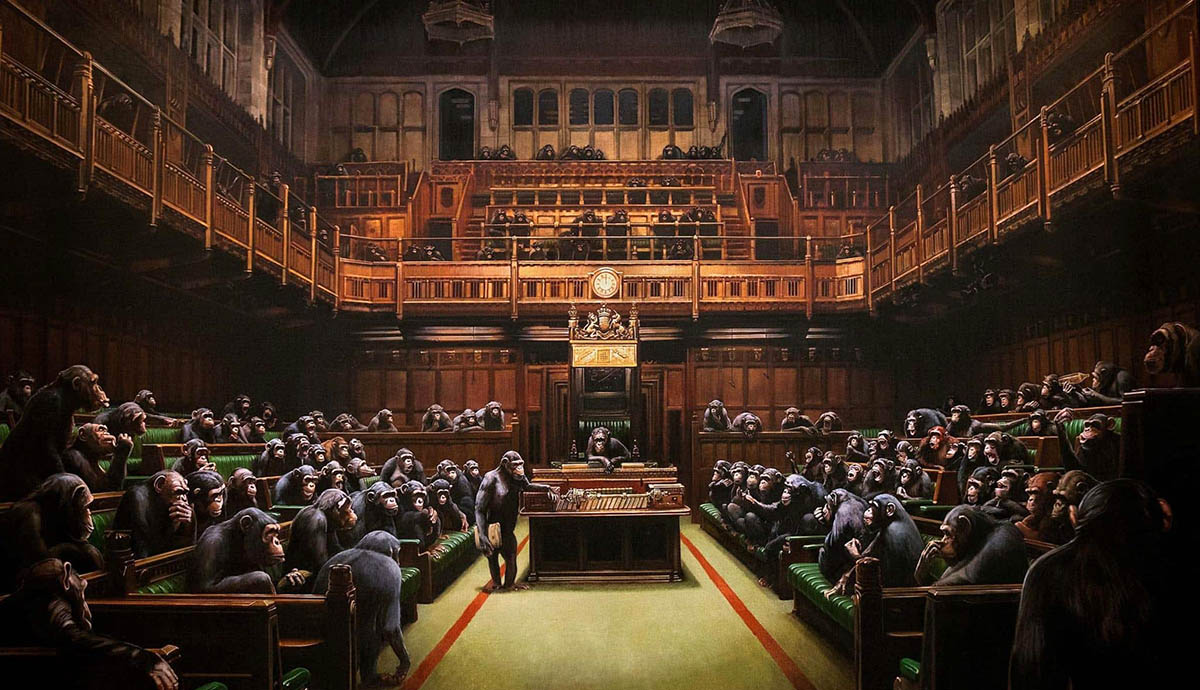 Devolved Parliament, Banksy