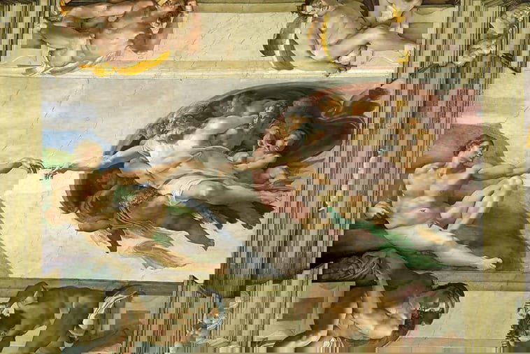 The Creation of Adam by Michelangelo, 1510