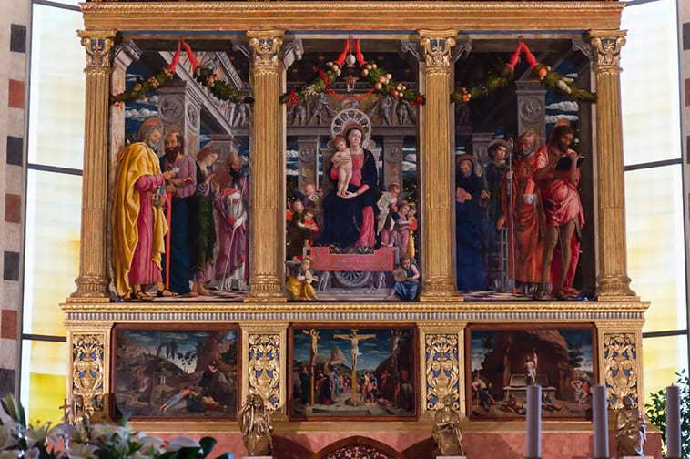 San Zeno Altarpiece by Andrea Mantegna, 1455