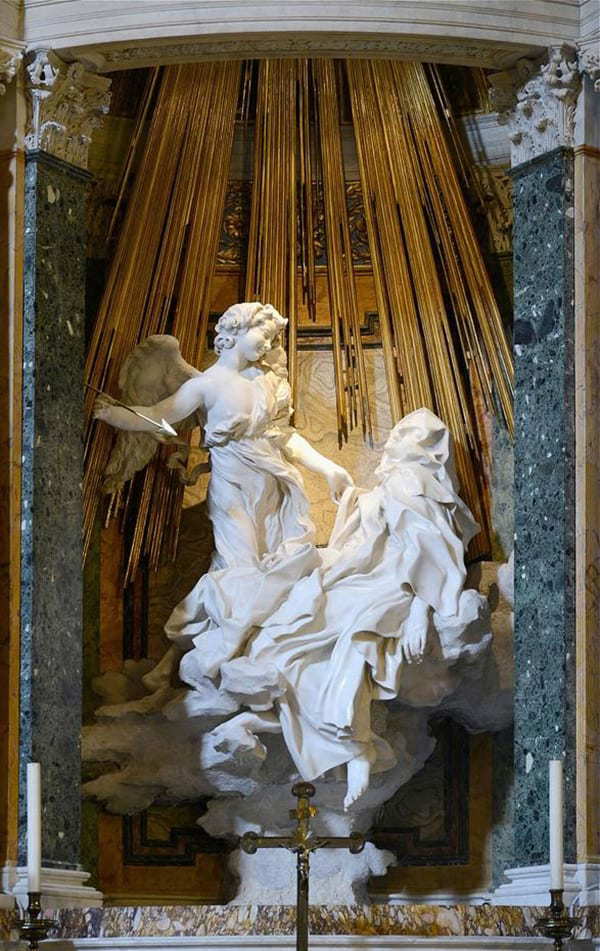 Ecstasy of Saint Teresa, Bernini, 1647-1652, Sculpture, Church of Maria Della Vittoria, Rome