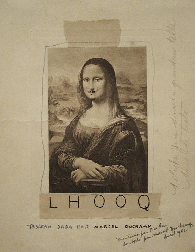 Mona Lisa with a Mustache