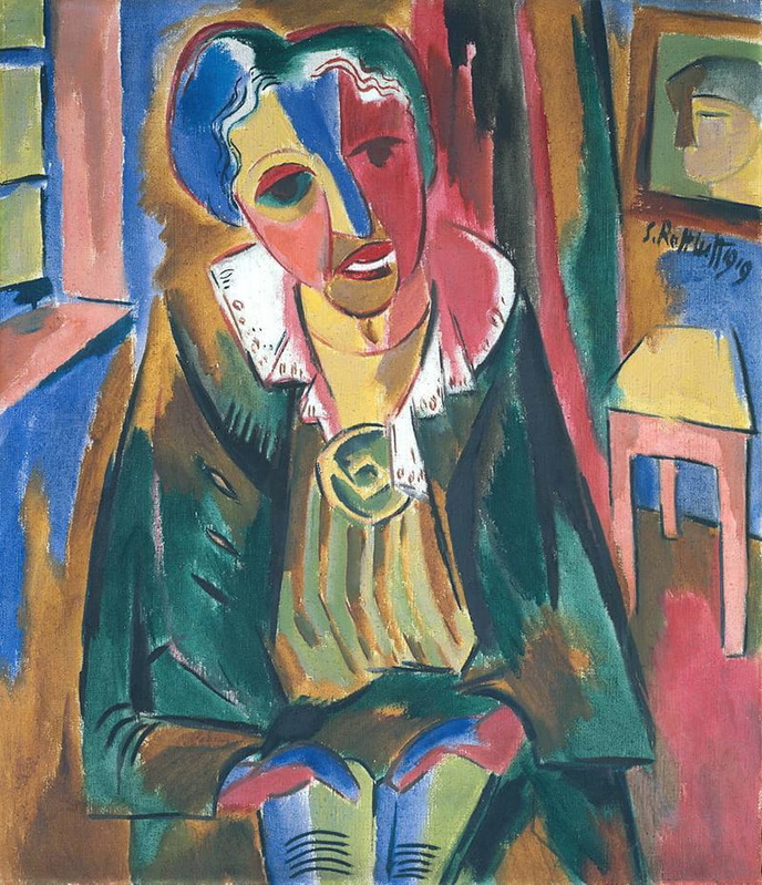 Dr Rosa Schapire, Karl Schmidt-Rottluff, 1919 (German expressionism)