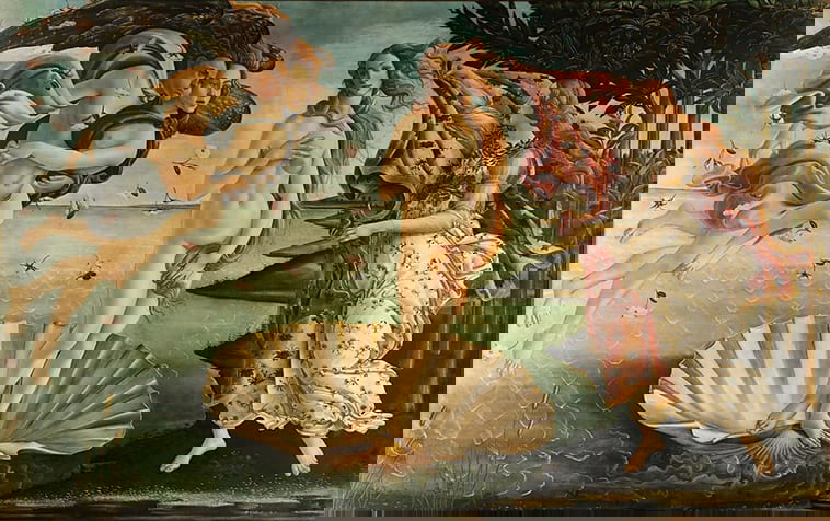 The Birth of Venus by Sandro Botticelli, 1486-84