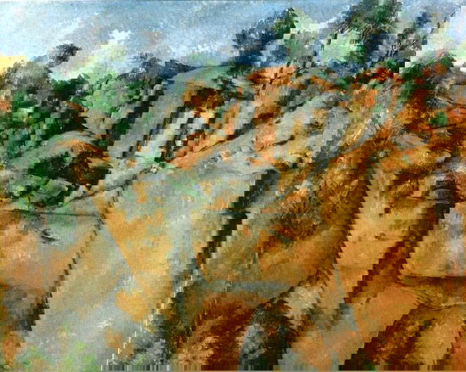 Bibemus Quarry, Paul Cézanne, 1900