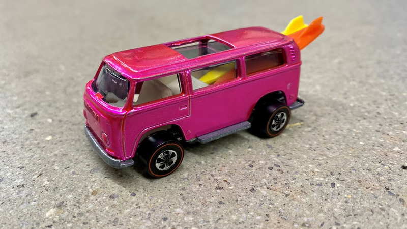 Pink Rear-Loading Beach Bomb from Hot Wheels