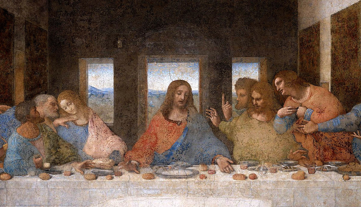 The Last Supper by Leonardo da Vinci, 1495-98