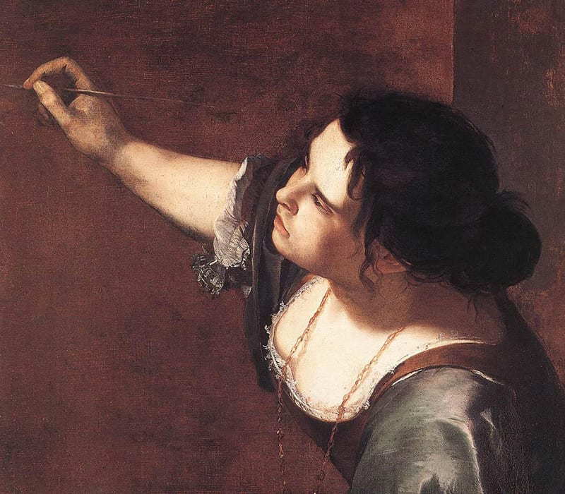 Self-Portrait as the Allegory of Painting, Artemisia Gentileschi, circa 1638