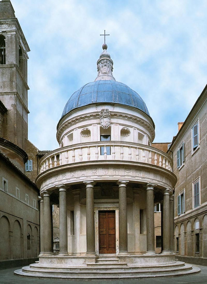 Tempietto by Donato del Bramante (Donatello) at San Pietro in Montorio, Rome, 2014