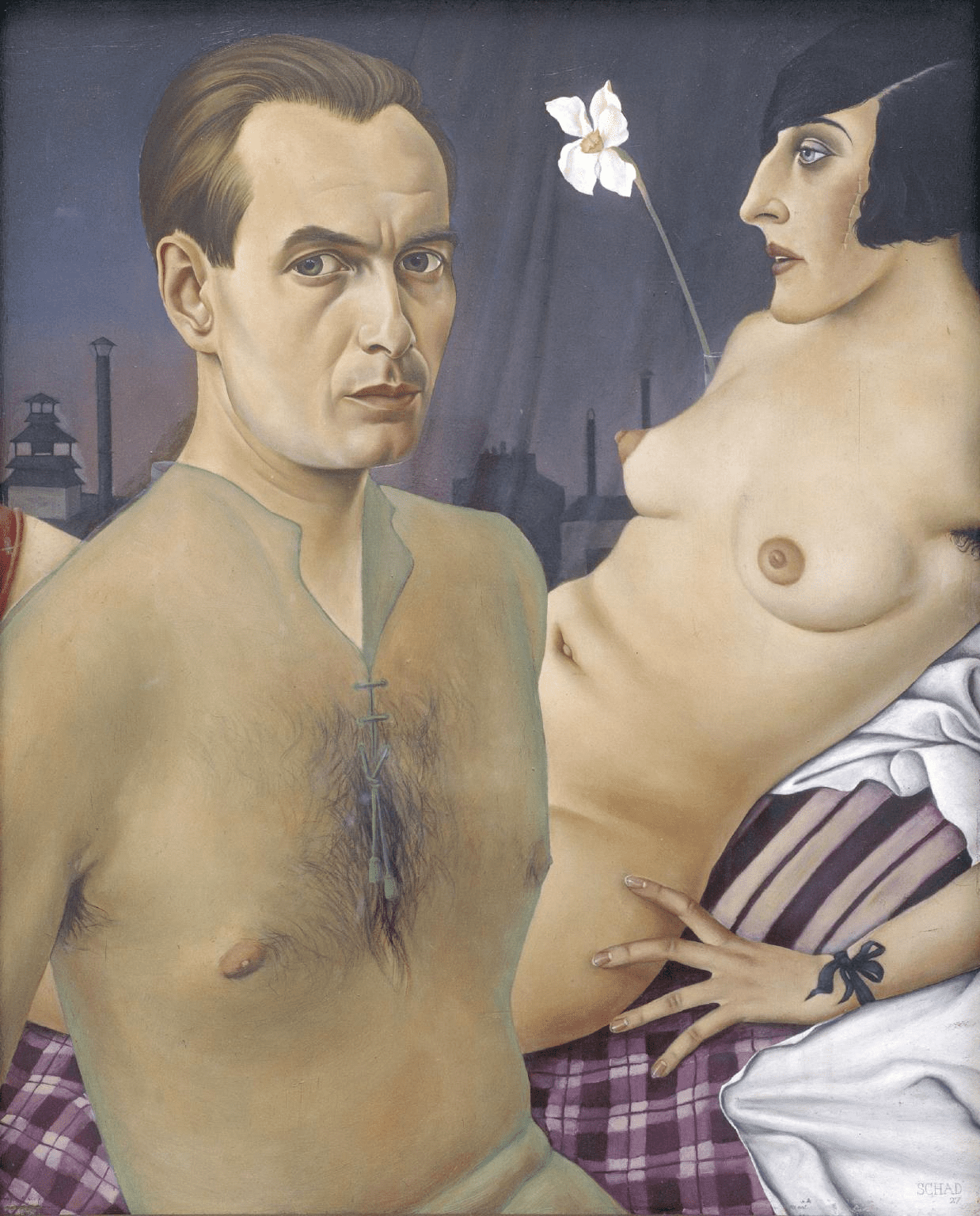 Self-portrait, Christian Schad, 1927 ©Tate Modern