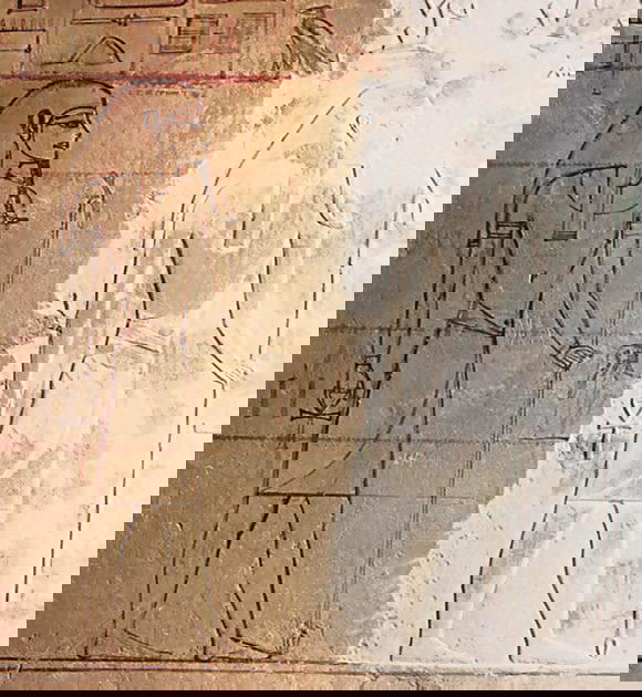 Grid lines in tomb of Horemheb