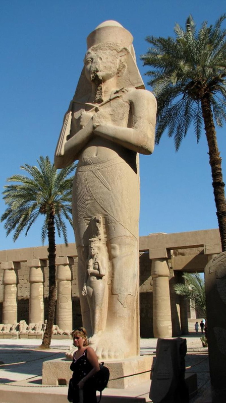 Statue of Rameses II, Colonnade, Luxor
