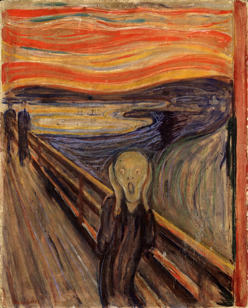 The Scream, 1893 oil on canvas