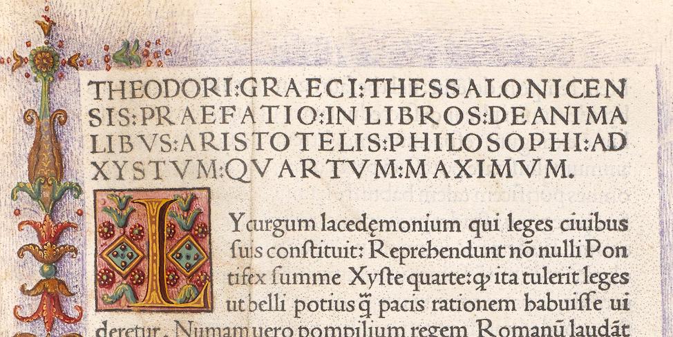Copy of De animalibus
