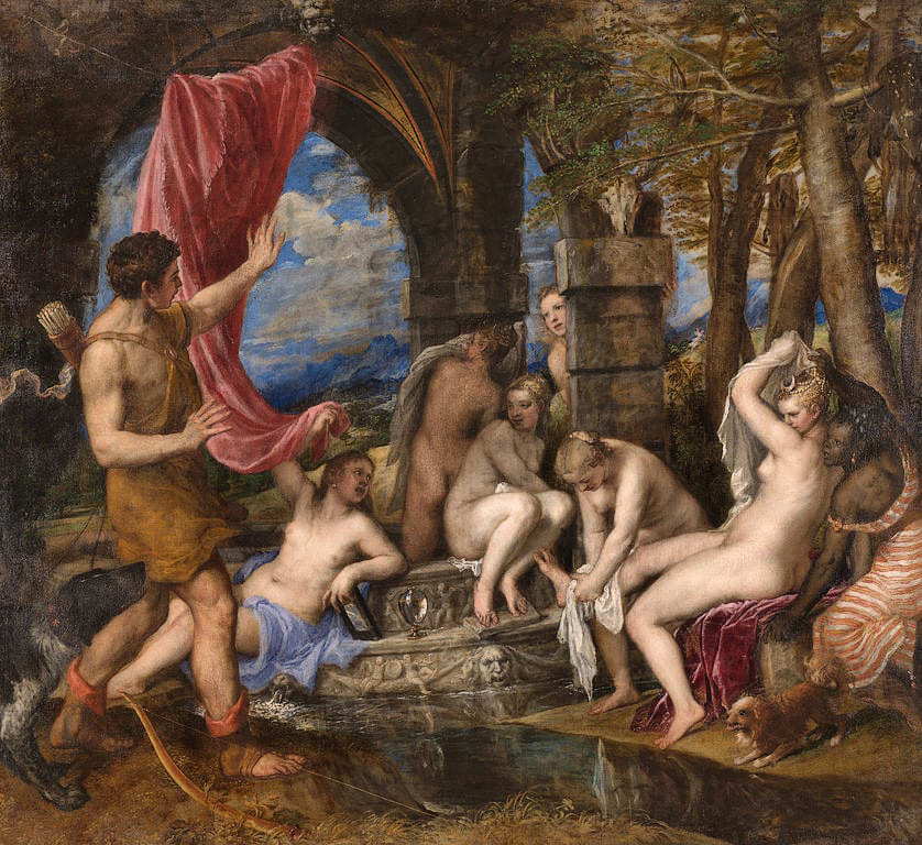 Diana and Actaeon, 1556-1559. National Gallery, London