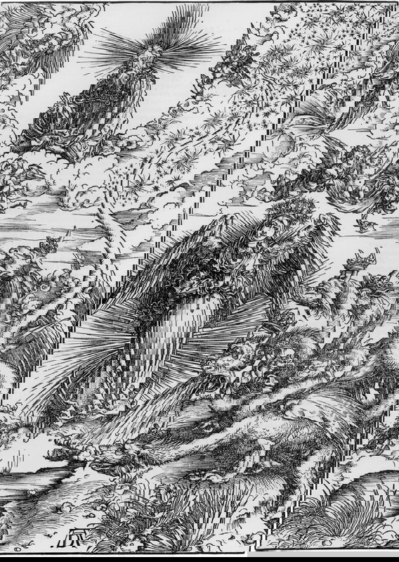 Albrecht Dürer, The Apocalyptic Woman, from The Apocalypse series, 1511, Woodcut