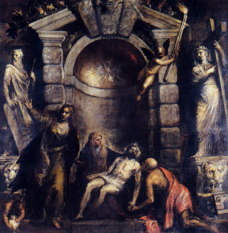 Pietà, 1576. Gallerie dell'Accademia, Venice
