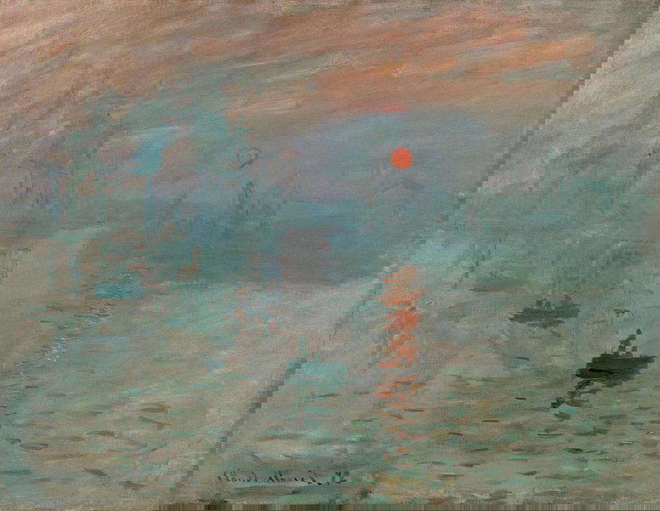  Impression, soleil levant, Monet 1872