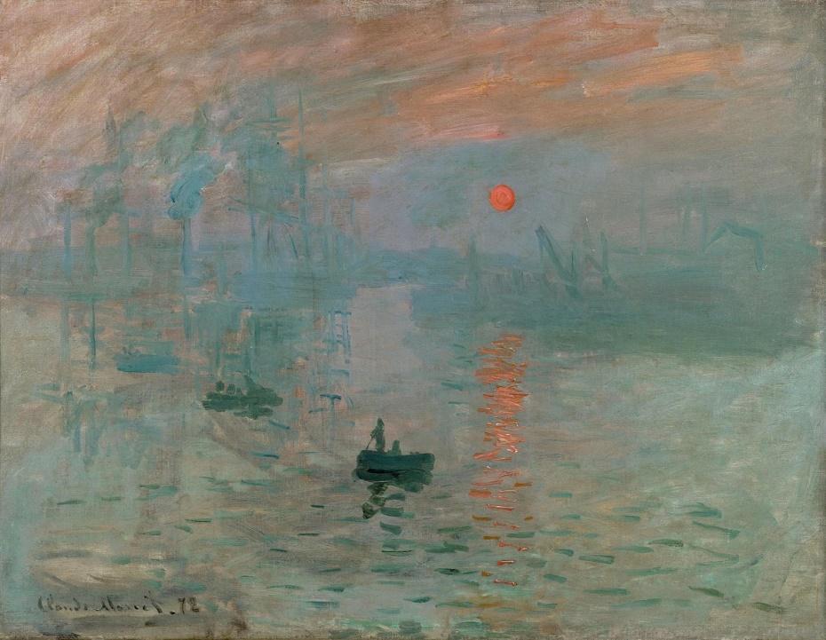  Impression, soleil levant, Monet 1872