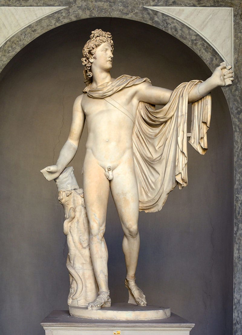 Apollo Belvedere (Roman copy by Leochares), 120-140 AD