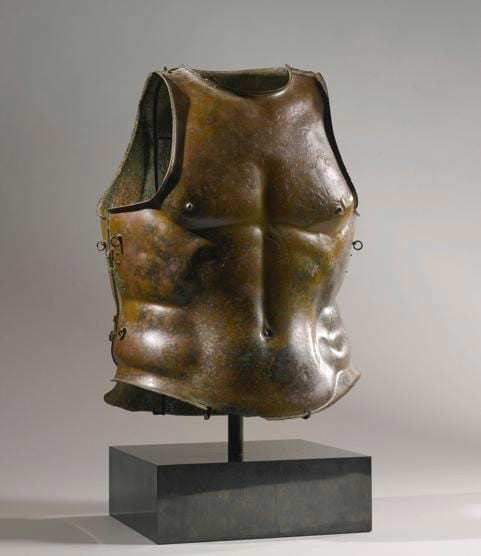 A Greek Bronze Cuirass