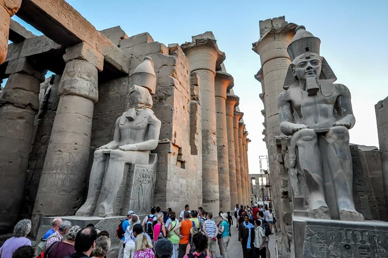 Ramesses II and The Colonnade of Amenophis III, Luxor