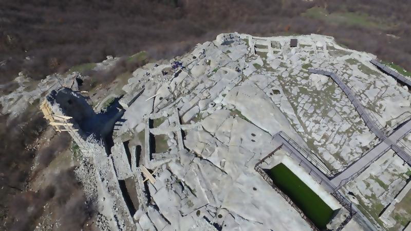 Another view of Perperikon from above