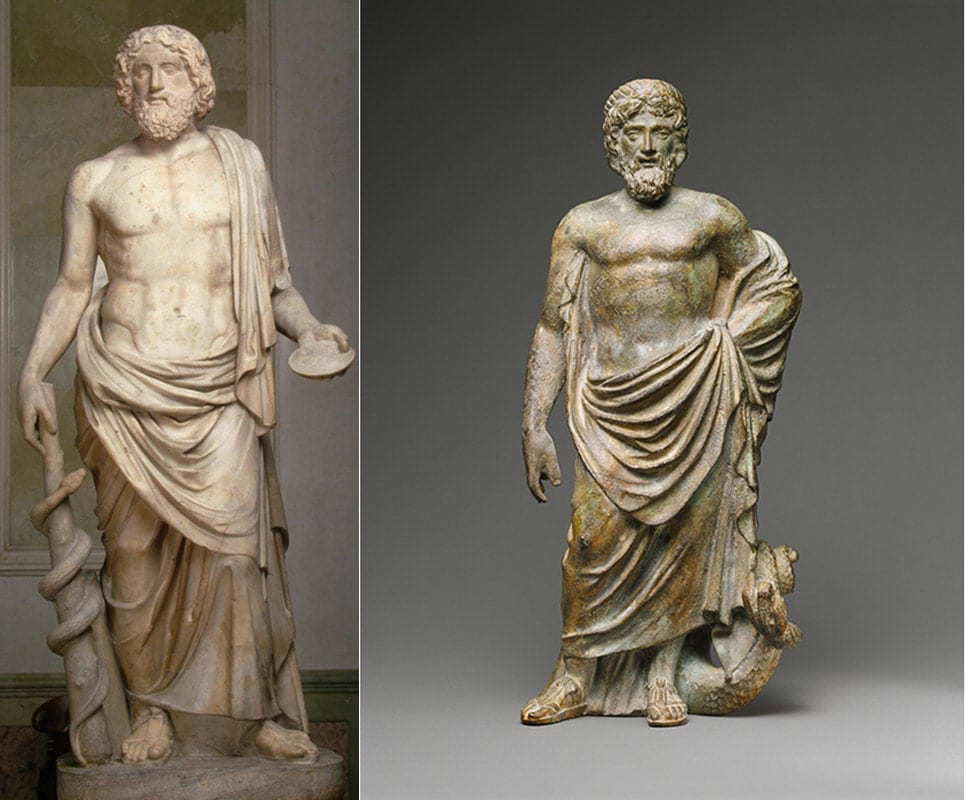 statues of asclepius