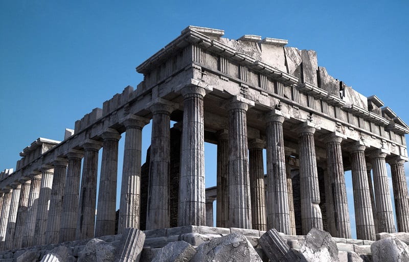 The Parthenon, Athens. via Flickr