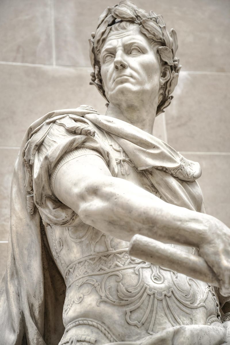 Julius Caesar, legendary Roman general. via Pixabay