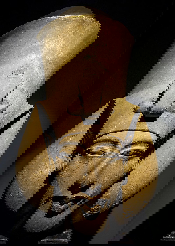 The Head of Akhenaton, Alexandria State Library