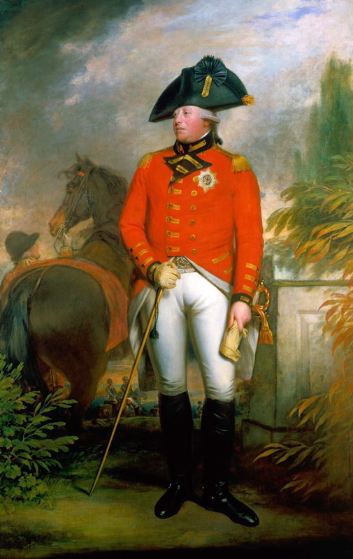George III, Sir William Beechey 1799-1800, Displayed at the top of the Grand Staircase