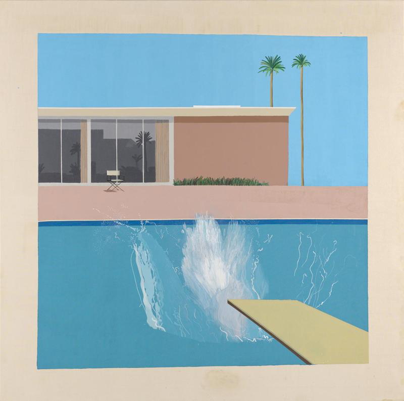 A Bigger Splash, 1967 (Tate, © David Hockney)