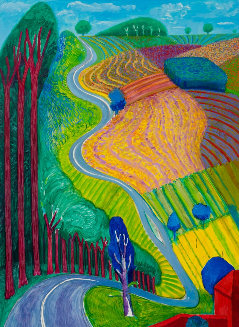 Going Up Garrowby Hill, 2000 (Tate, © David Hockney)