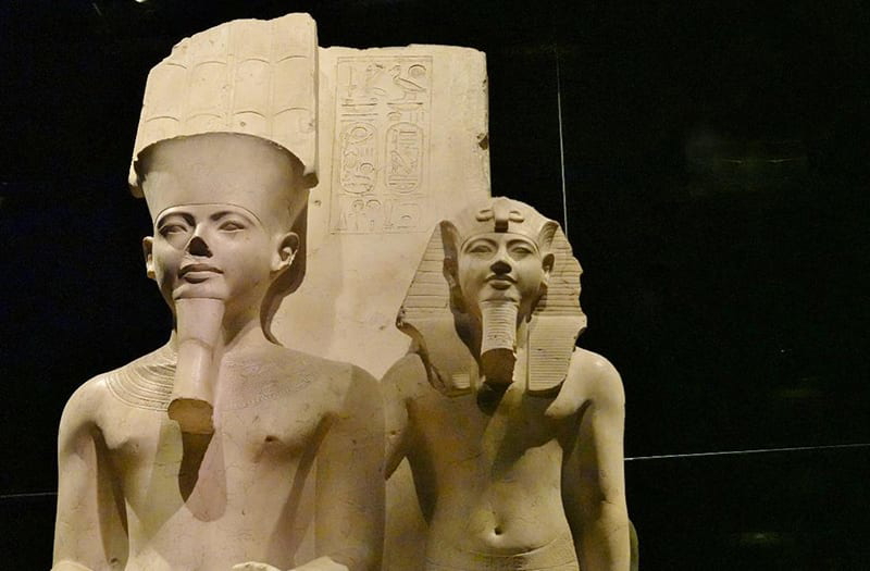 Statue of Horemheb and Amun, Egyptian Museum Turin